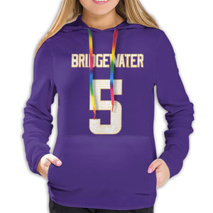 #5 Teddy Bridgewater Hoodies For Women