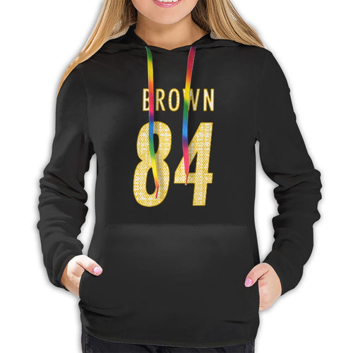 #84 Antonio Brown Hoodies For Women