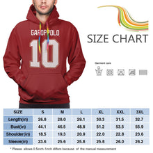 Load image into Gallery viewer, #10 Jimmy Garoppolo Hoodies For Men Pullover Sweatshirt