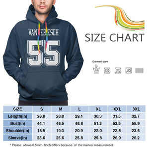 #55 Leighton Vander Esch Pullover Hoodies For Men