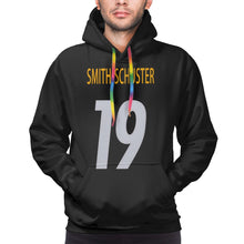 Load image into Gallery viewer, #19 JuJu Smith-Schuster Men&#39;s Long Sleeve Hooded Print Steelers Football Team Pullover Hoodies