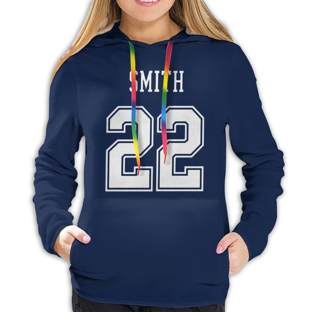 #22 Emmitt Smith Hoodies For Women