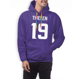 #19 Adam Thielen Hoodies For Men