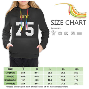 #75 Joe Greene Hoodies For Women