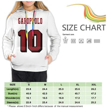 Load image into Gallery viewer, #10 Jimmy Garoppolo Hoodies For Women