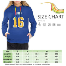 Load image into Gallery viewer, #16 Jared Goff Hoodies For Women