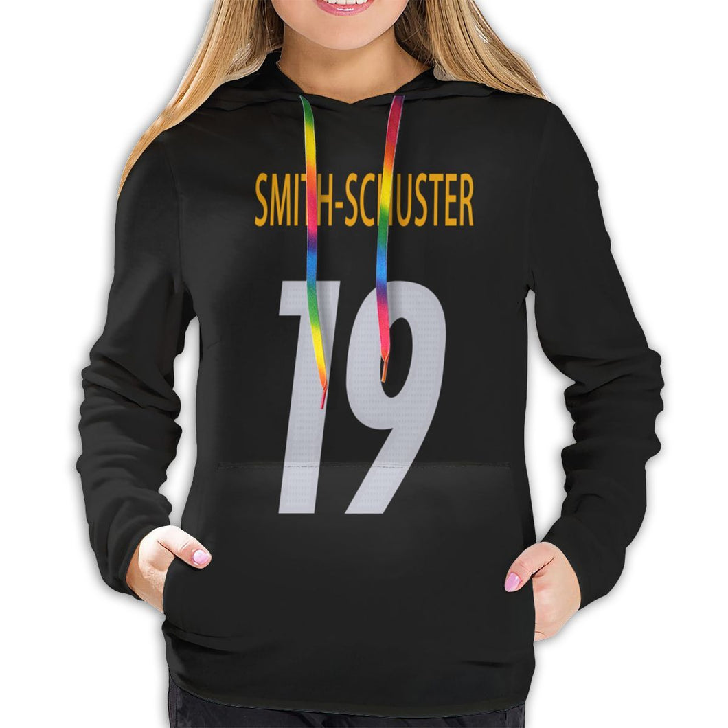 #19 JuJu Smith-Schuster Hoodies For Women