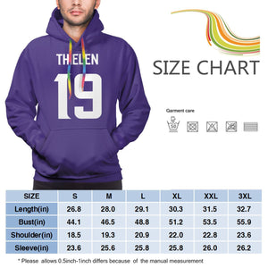 #19 Adam Thielen Hoodies For Men