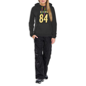 #84 Antonio Brown Hoodies For Women