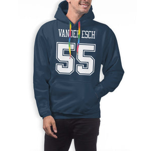 #55 Leighton Vander Esch Pullover Hoodies For Men