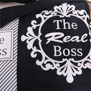 "The Real BOSS" Bedding Set