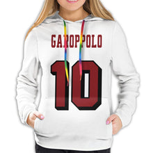 Load image into Gallery viewer, #10 Jimmy Garoppolo Hoodies For Women