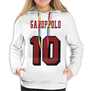 #10 Jimmy Garoppolo Hoodies For Women