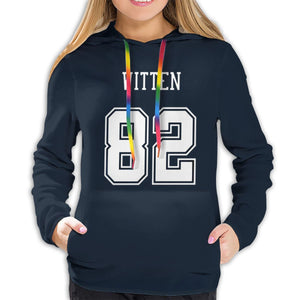 #82 Jason Witten Hoodies For Women