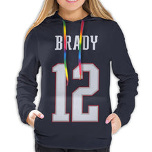 Load image into Gallery viewer, #12 Tom Brady Hoodies For Women