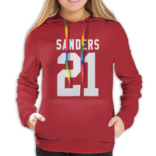 Load image into Gallery viewer, #21 Deion Sanders Hoodies For Women