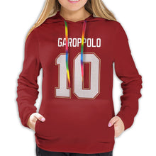 Load image into Gallery viewer, #10 Jimmy Garoppolo Hoodies For Women