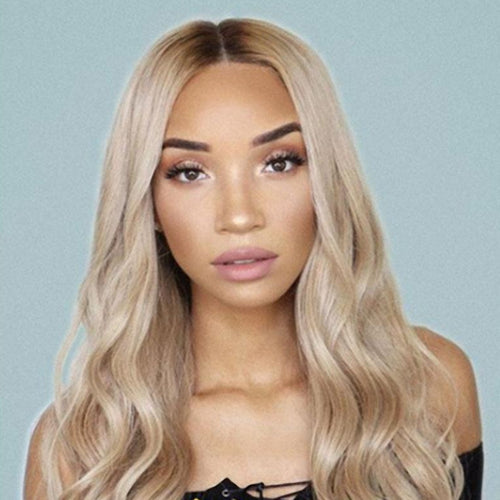 Deep Wave Front Lace Blonde Wig