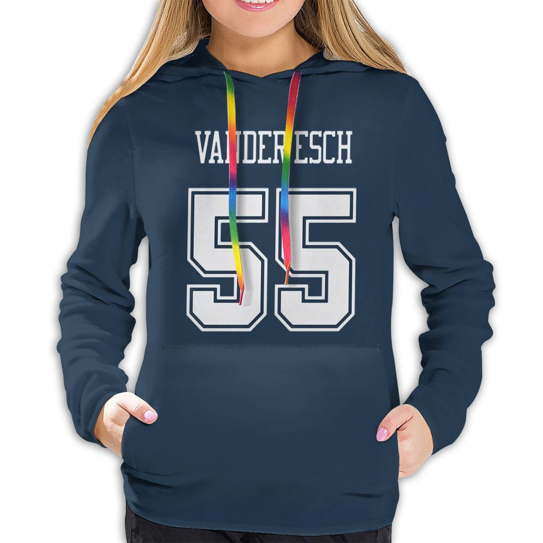 #55 Leighton Vander Esch Hoodies For Women