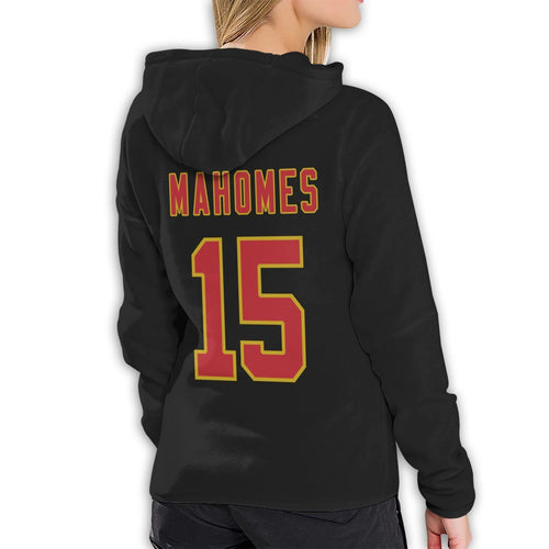 #15 Patrick Mahomes Hoodies For Women