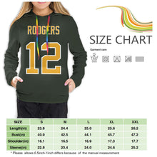 Load image into Gallery viewer, #12 Aaron Rodgers Hoodies For Women