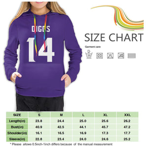 #14 Stefon Diggs Hoodies For Women