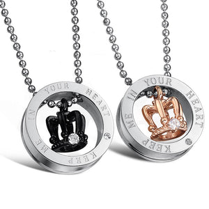 Crown Couple Pendants