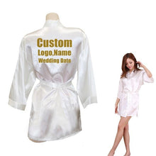 Load image into Gallery viewer, Custom LOGO Short Style Robes