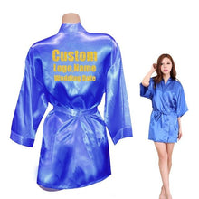 Load image into Gallery viewer, Custom LOGO Short Style Robes