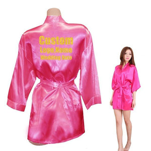 Custom LOGO Short Style Robes