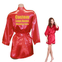 Load image into Gallery viewer, Custom LOGO Short Style Robes