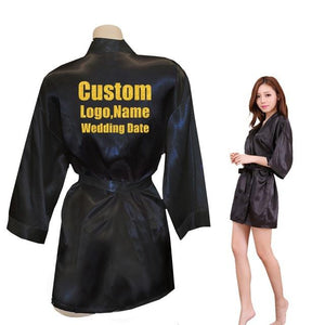 Custom LOGO Short Style Robes