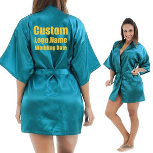 Custom LOGO Short Style Robes