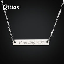 Load image into Gallery viewer, Bar Necklace Nameplate