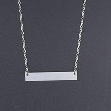 Load image into Gallery viewer, Bar Necklace Nameplate