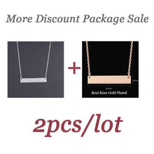 Load image into Gallery viewer, Bar Necklace Nameplate