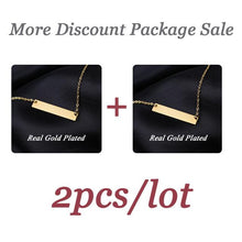 Load image into Gallery viewer, Bar Necklace Nameplate