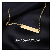 Load image into Gallery viewer, Bar Necklace Nameplate